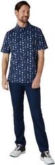Polo košile Callaway All Over Golf Mens Essentials Print Peacoat - 6