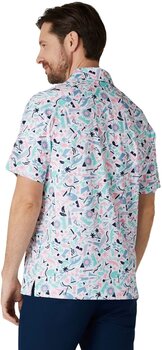 Chemise polo Callaway Florida Abstract Geo Mens Polo Bright White S - 4