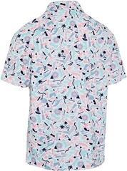 Polo košile Callaway Florida Abstract Geo Mens Bright White - 1