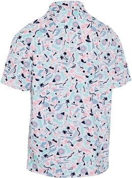 Camisa pólo Callaway Florida Abstract Geo Mens Polo Bright White XL - 2
