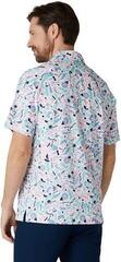 Polo košile Callaway Florida Abstract Geo Mens Bright White - 3