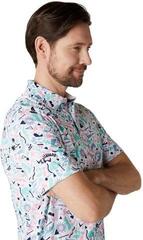 Polo košile Callaway Florida Abstract Geo Mens Bright White - 4