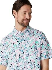 Polo košile Callaway Florida Abstract Geo Mens Bright White - 5