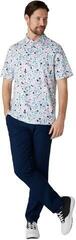 Polo košile Callaway Florida Abstract Geo Mens Bright White - 6