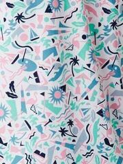 Polo košile Callaway Florida Abstract Geo Mens Bright White - 7