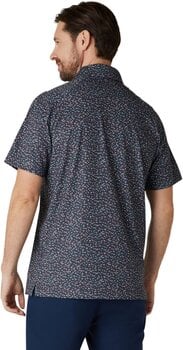 Camisa pólo Callaway All-Over Mens Chev Confetti Print Polo Asphalt M - 4