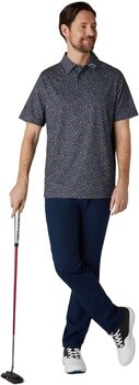 Polo košile Callaway All-Over Mens Chev Confetti Print Polo Asphalt XL - 6