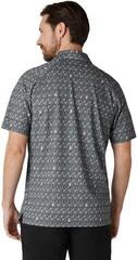 Polo košile Callaway Scotch Novelty Print Mens Golf Asphalt - 3