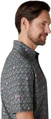 Polo košile Callaway Scotch Novelty Print Mens Golf Asphalt - 4