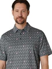 Polo košile Callaway Scotch Novelty Print Mens Golf Asphalt - 5