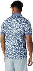 Poloshirt Callaway Birdseye View Allover Print Mens Bijou Blue - 3
