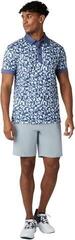 Poloshirt Callaway Birdseye View Allover Print Mens Bijou Blue - 5