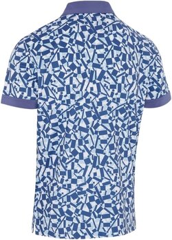Koszulka Polo Callaway Birdseye View Allover Print Mens Polo Bijou Blue XL - 2