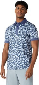 Polo Shirt Callaway Birdseye View Allover Print Mens Bijou Blue 2XL Polo Shirt - 3