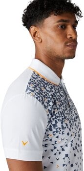 Polo Shirt Callaway Abstract Chev Mens Polo Bright White L - 5