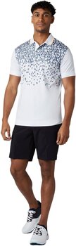 Polo Shirt Callaway Abstract Chev Mens Bright White M Polo Shirt - 8