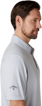 Polo Shirt Callaway Classic Jacquard Mens Polo Gray Dawn L - 5