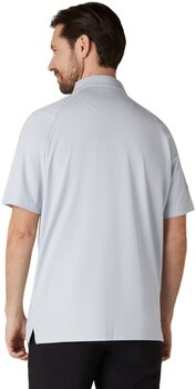 Polo Shirt Callaway Classic Jacquard Mens Polo Gray Dawn M Polo Shirt - 4