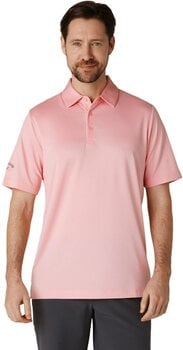 Camisa pólo Callaway Swingtech Solid Mens Polo Candy Pink 2XL - 3