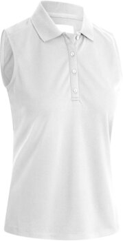 Koszulka Polo Callaway Sleeveless Knit Womens Polo Bright White L - 2