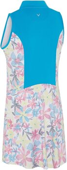 Поли и рокли Callaway Womens Chev Floral Dress With Back Flounce Brilliant White M - 2