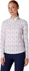 Polo majica Callaway Birdie/Eagle Sun Protection Womens Brilliant White L Polo majica - 2