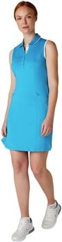 Rok / Jurk Callaway Womens Sleeveless Dress With Snap Placket Vivid Blue L - 6