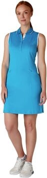 Suknja i haljina Callaway Womens Sleeveless Dress With Snap Placket Vivid Blue M - 3