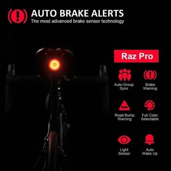 Luces de ciclismo Shanren Raz Pro Bike Taillight Black Luces de ciclismo - 6