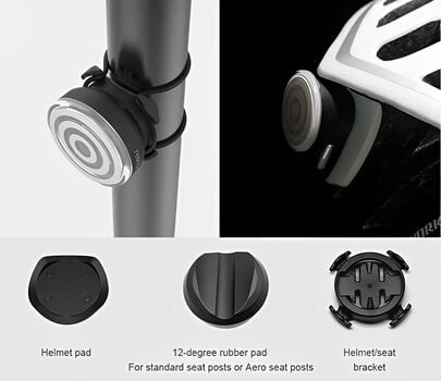 Oświetlenie rowerowe tylne Shanren Raz Pro Bike Taillight Black Oświetlenie rowerowe tylne - 18