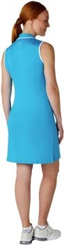 Saia/Vestido Callaway Womens Sleeveless Dress With Snap Placket Vivid Blue S - 4