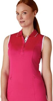 Gonne e vestiti Callaway Womens Sleeveless Dress With Snap Placket Pink Peacock M - 5