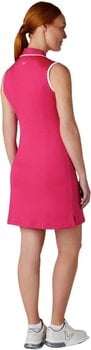 Gonne e vestiti Callaway Womens Sleeveless Dress With Snap Placket Pink Peacock XL - 4