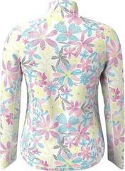 Kapuzenpullover/Pullover Callaway Womens Chev Floral Sun Protection Brilliant White XS - 1