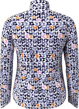 Chemise polo Callaway Metamorphosis Printed Sun Protection Womens Top Brilliant White L - 2