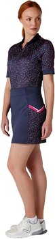 Skirt / Dress Callaway 17” Chev Print Blocked Womens Skort Peacoat XL - 8