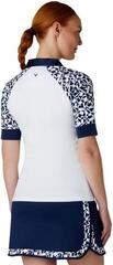 Polo majica Callaway Two-Tone Geo 1/2 Sleeve Zip Womens Brilliant White M Polo majica - 3