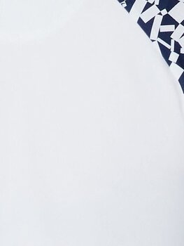 Polo košeľa Callaway Two-Tone Geo 1/2 Sleeve Zip Womens Polo Brilliant White M - 7