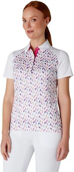 Риза за поло Callaway Birdie/Eagle Printed Short Sleeve Womens Brilliant White XL Риза за поло - 3