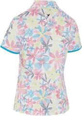 Polo košile Callaway Chev Floral Short Sleeve Womens Brilliant White XS Polo košile - 1