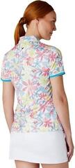 Polo košile Callaway Chev Floral Short Sleeve Womens Brilliant White XS Polo košile - 3