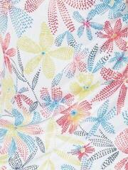Polo košile Callaway Chev Floral Short Sleeve Womens Brilliant White XS Polo košile - 7