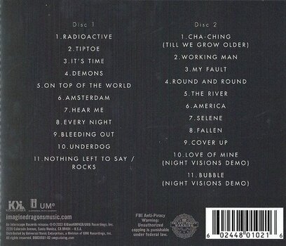 Music CD Imagine Dragons - Night Visions (Reissue) (10th Anniversary Edition) (2 CD) - 2