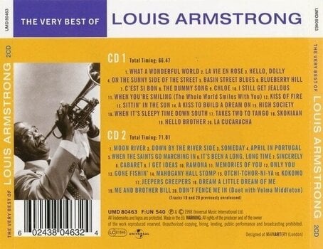 Hudobné CD Louis Armstrong - The Very Best Of Louis Armstrong (2 CD) - 4