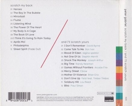 CD диск Peter Gabriel - Scratch My Back / And I'll Scratch Yours (Reissue) (2 CD) - 4