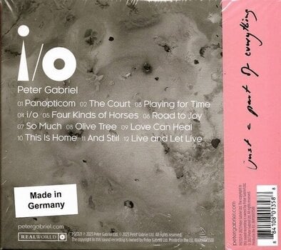 Muzyczne CD Peter Gabriel - I/O (2 CD) - 4