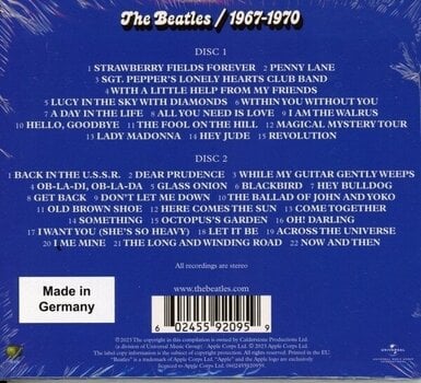CD диск The Beatles - 1967 - 1970 (Reissue) (Remastered) (2 CD) - 4