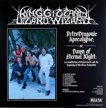 Disco de vinilo King Gizzard - Petrodragonic Apocalypse: Or, Dawn Of Eternal Night: An Annihilation Of Planet Earth And The Beginning Of Merciless Damnation (2 LP) - 2