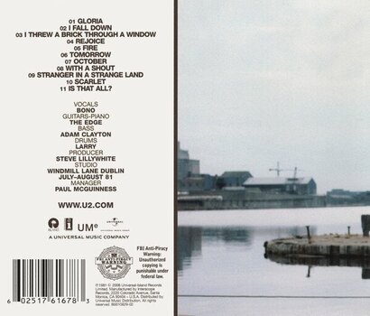 CD диск U2 - October (Remastered) (CD) - 3