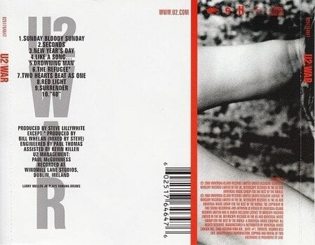 Zenei CD U2 - War (Remastered) (CD) - 3